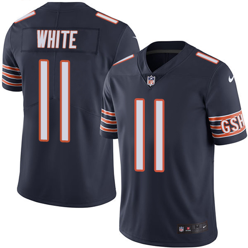 Nike Bears #11 Kevin White Navy Blue Team Color Youth Stitched NFL Vapor Untouchable Limited Jersey